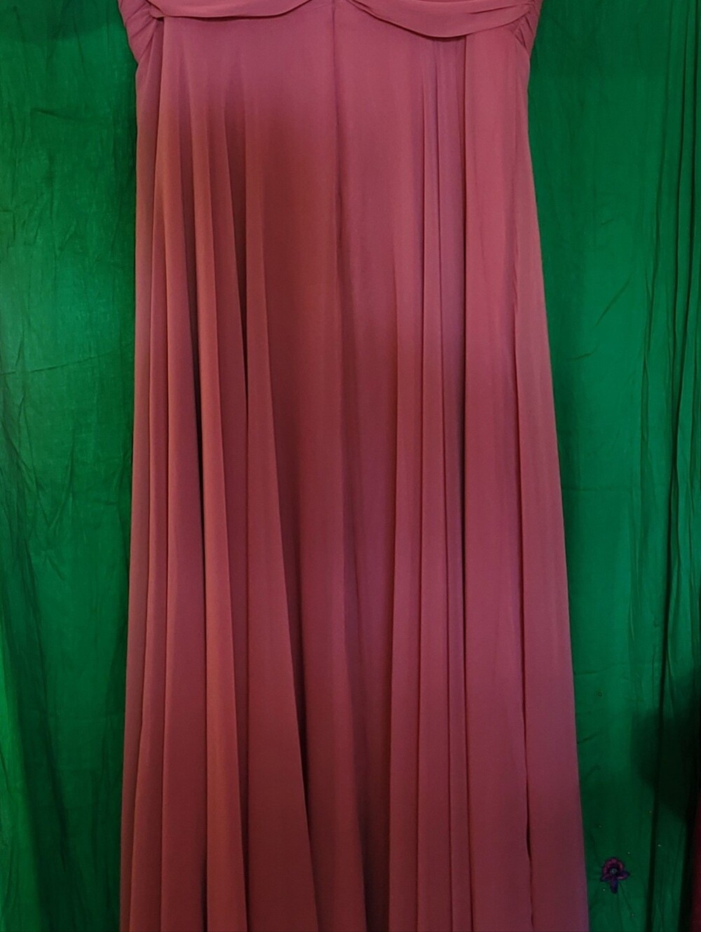 Women’s Flowy Maxi Halter Dress in Dusty Rose